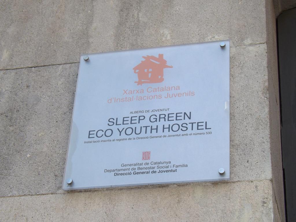Sleep Green - Certified Eco Youth Hostel Barcelona Kültér fotó
