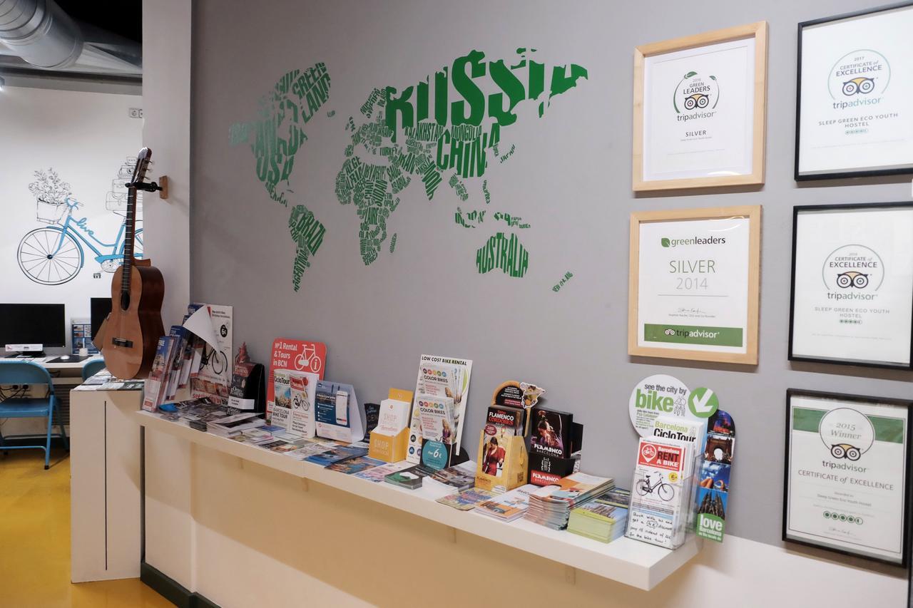 Sleep Green - Certified Eco Youth Hostel Barcelona Kültér fotó