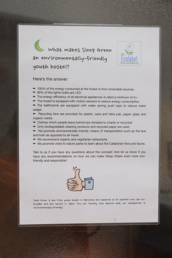 Sleep Green - Certified Eco Youth Hostel Barcelona Kültér fotó